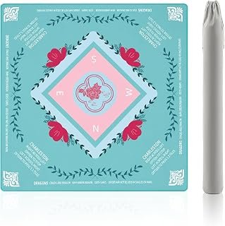 Sponsored Ad - YOMEYOT Mahjong Mat for Table 31.5 "x 31.5" American Mahjong Mat | Anti-Slip Noise-Reducing Mahjong Table M...